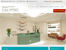 Tablet Screenshot of hotelcalypso.com